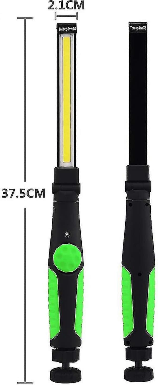 Genopladelig LED Arbejdslampe med Magnet og 360 Graders Foldbar USB Rotation
