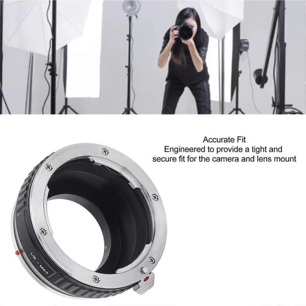 Objektivadapter i Aluminium Legering Manuel Fokus Objektiv Konverter til Olympus PEN EP1 EP2 M4 M3 Mount Kamera