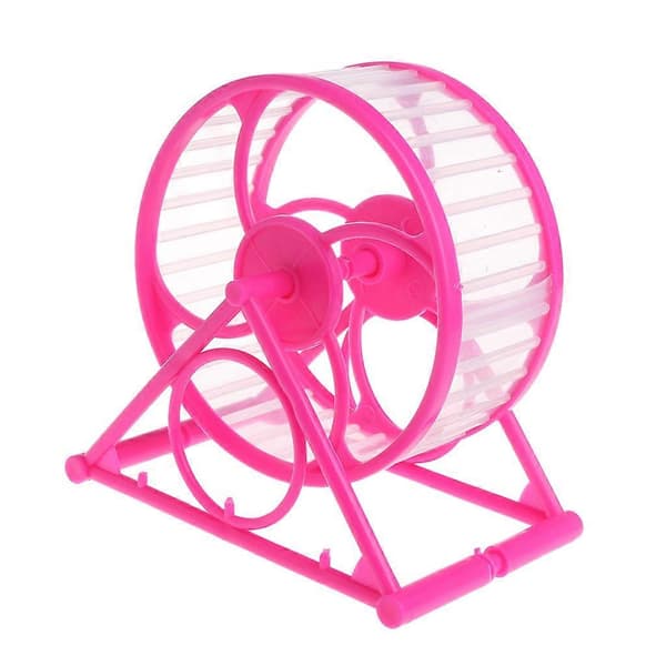 Hamster Løpehjul med Stativ Stille Spinner for Gerbiler Mus Små Kjæledyr
