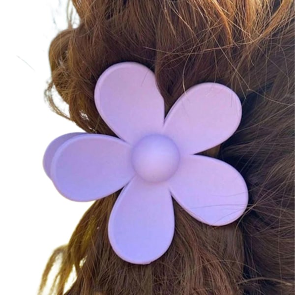 ECARLA XL Hårnål med lila blomma