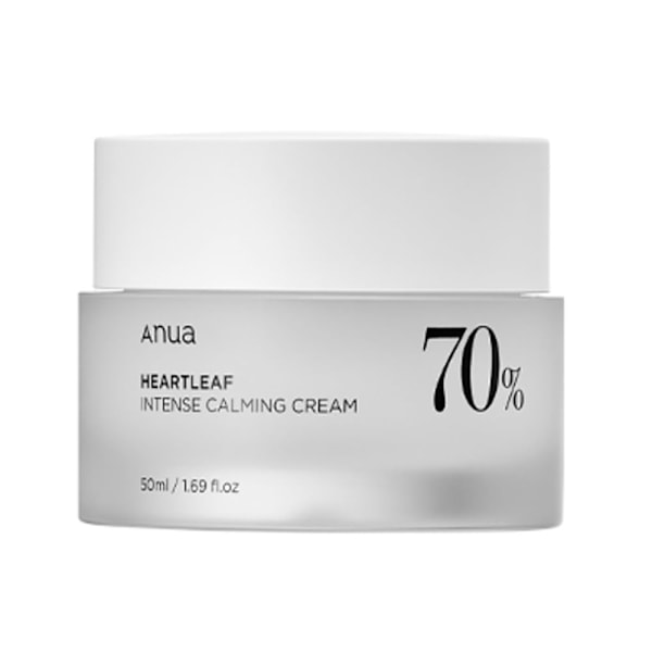 ANUA HEARTLEAF 70% INTENSE CALMING CREAM 50ml - Intensivt lugnande ansiktskräm 50