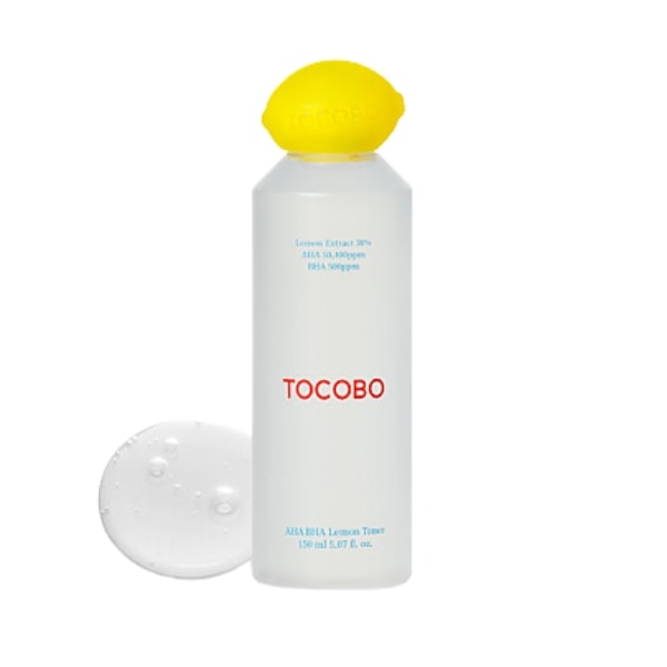 TOCOBO AHA BHA LEMON TONER 150mL - Toner med exfolierande verkan 150