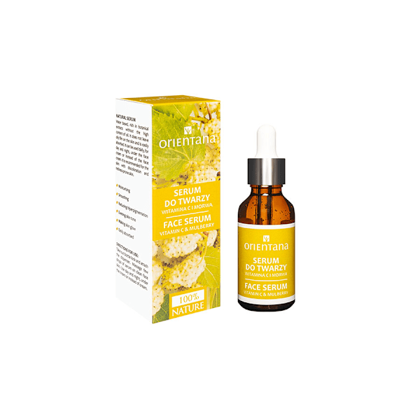 Orientana Bio Face Serum med C-vitamin och mullbär 30 ml - Bio Face Serum med C-vitamin och mullbär 30