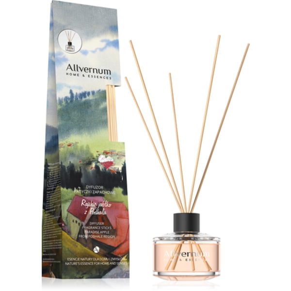 Allvernum Dyfuzor-Patyczki zapachowe Rajskie Jabłko z Podhala 50 ml 50