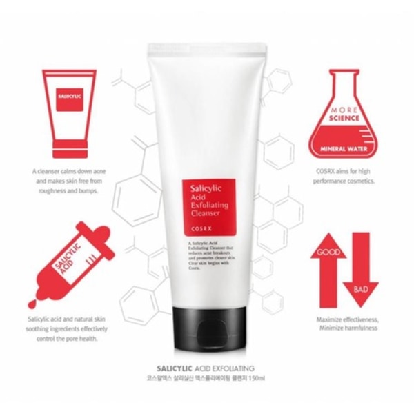 COSRX Salicylic Acid Daily Gentle Cleanser 150 ml - ansiktsrengöringsgel