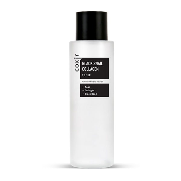 COXIR Black Snail Collagen Toner - Kollagentoner med slem från svarta sniglar, 150 ml 150
