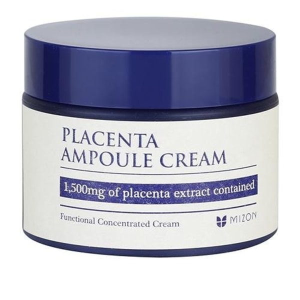 Mizon Placenta Ampoule Cream 50 ml - Återfuktande kräm med placenta 50