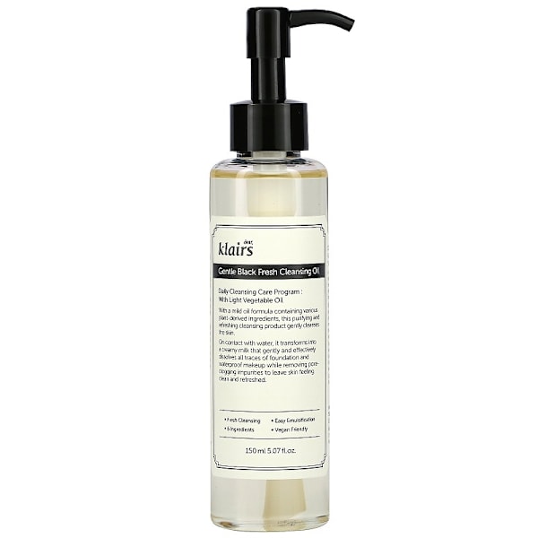 KLAIRS Gentle Black Fresh Cleansing Oil 150 ml