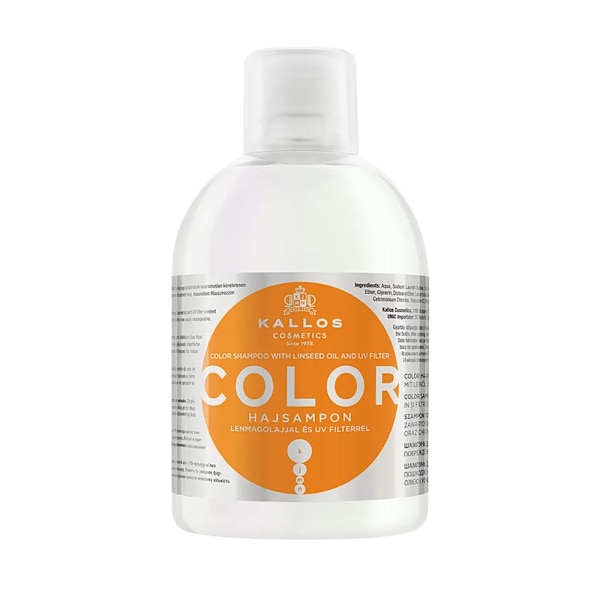 KALLOS COLOR Schampo för färgat hår, 1000 ml 1000