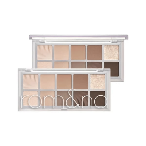 rom&nd Better Than Palette 12 Sanded Anded Breeze Garden 7,5 g - beige och brun ögonskuggspalett 7.5