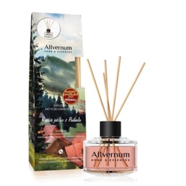 Allvernum Dyfuzor-Patyczki zapachowe Rajskie Jabłko z Podhala 50 ml 50