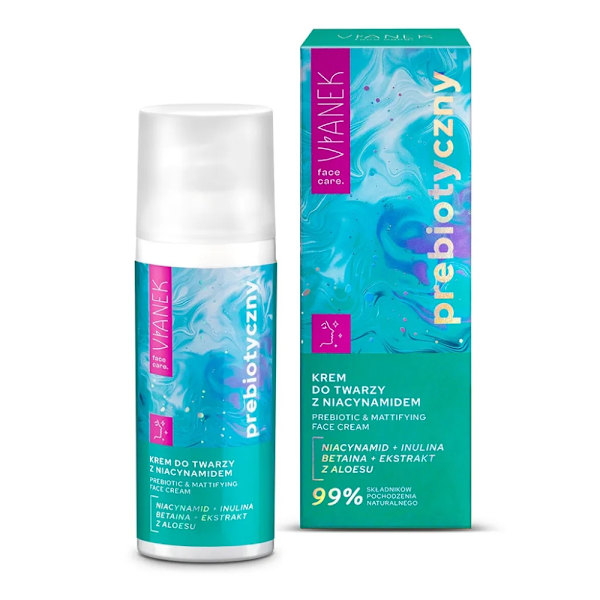 VIANEK Prebiotisk ansiktskräm med niacinamid, 50 ml 50