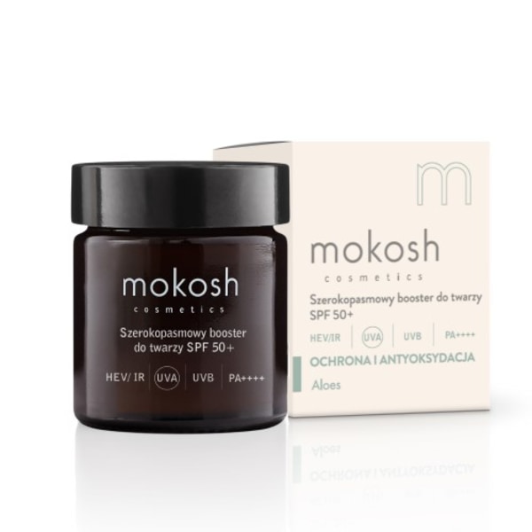 Mokosh Facial Booster 30 ml - Facial Booster SPF 50+ HEV/IR UVA UVB PA++++ 30