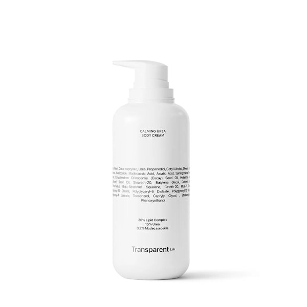 Transparent Lab - Calming Urea Body Cream - Lugnande kroppsbehandling, 400 ml 400