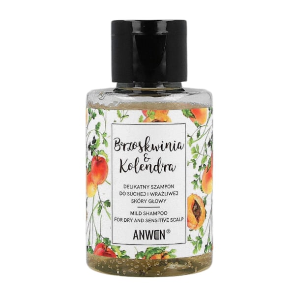 ANWEN - PEACH AND CORIANDER MINI SHAMPOO för torr och känslig hårbotten, 50 ml 50
