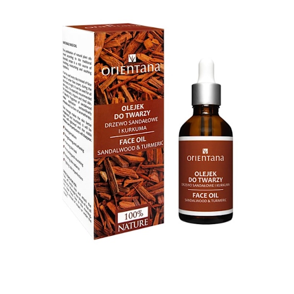 Orientana Sandalwood &amp; Turmeric Face Oil 50 ml - Sandalwood &amp; Turmeric Face Oil