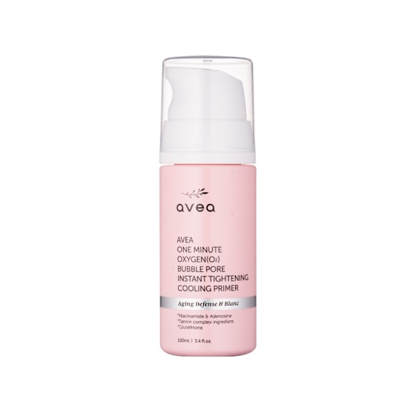 AVEA One Minute Oxygen (O2) Bubble Pore Instant Tightening Cooling Primer 100 ml - huduppstramande primer 100