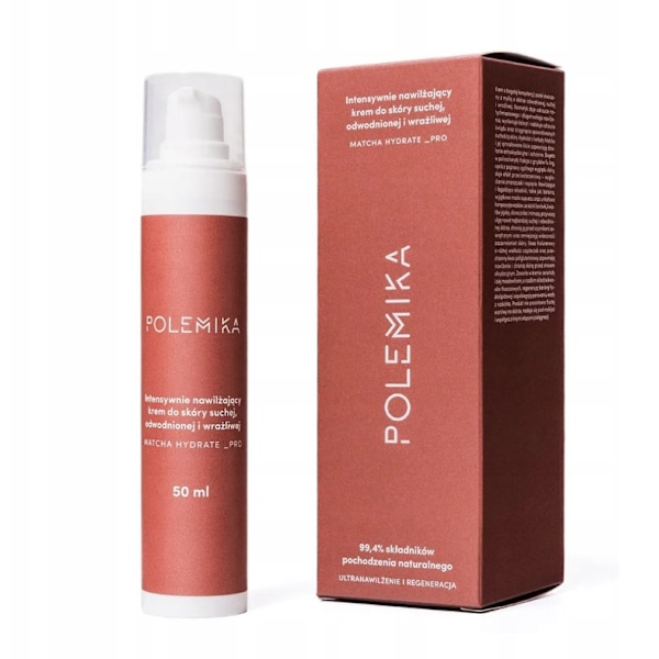 Polemic Intensely Hydrating Cream 50 ml - Intensivt återfuktande kräm för torr, uttorkad och känslig hud 50