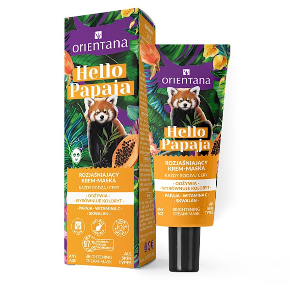 ORIENTANA - HELLO PAPAJA Brightening Cream-Mask Vitamin C Squalane, 40ml 40