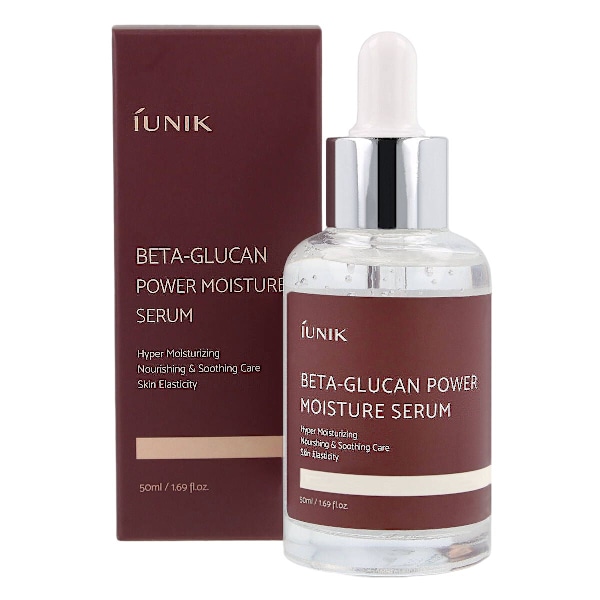 iUNIK Beta-Glucan Power Moisture Serum, 50ml - Återfuktande och lugnande ansiktsserum 50