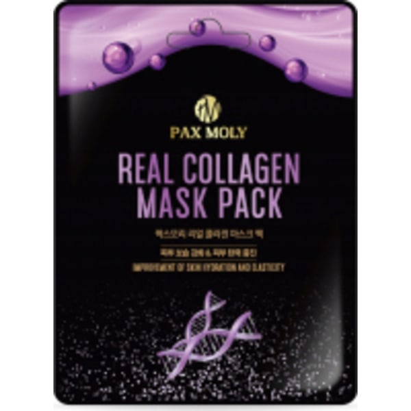 PAX MOLY Real Collagen Mask Pack 25ml - Vårdande och uppstramande arkmask med kollagen och ginsengstamceller