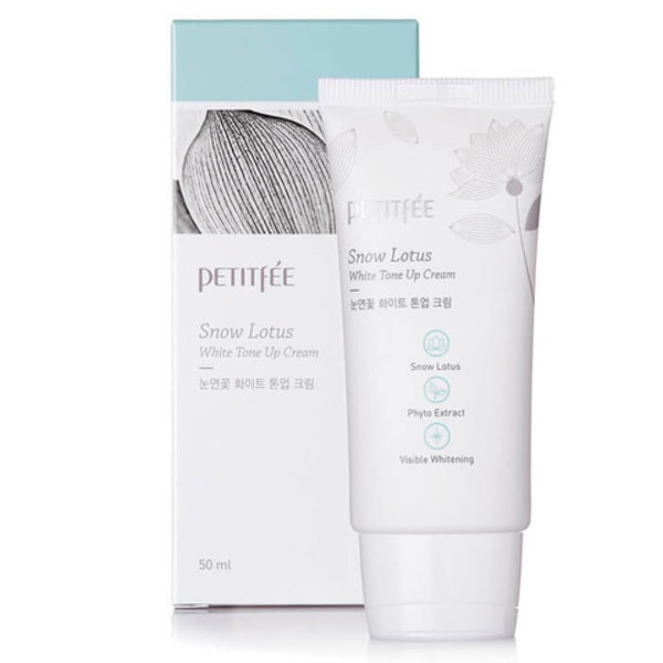 Petitfee Snow Lotus White Tone Up Cream 50ml - Toning Cream 50