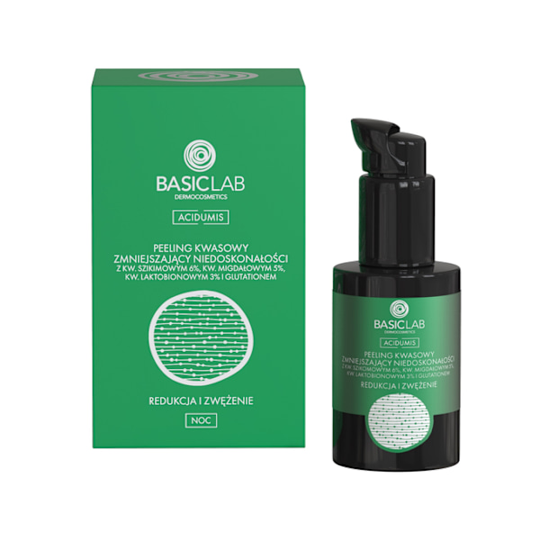 BasicLab Acidumis Imperfection Reducing Peel - Reducerande och sammandragande peeling (fet hy) 30ml 30