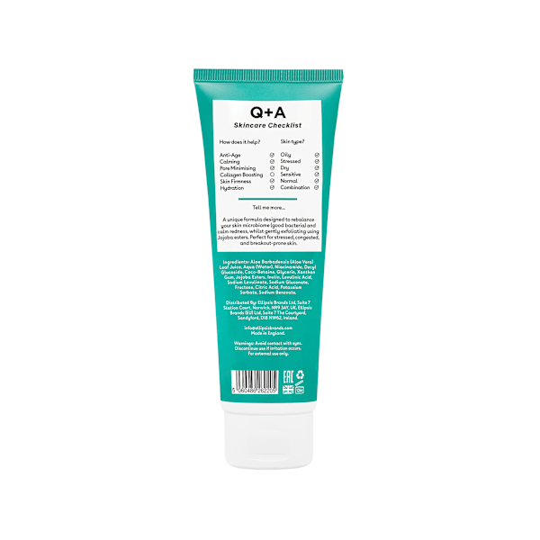 Q+A -Niacinamide Gentle Exfoliating Cleanser, 125ml - exfolierande ansiktsrengöringsgel med niacinamid 125