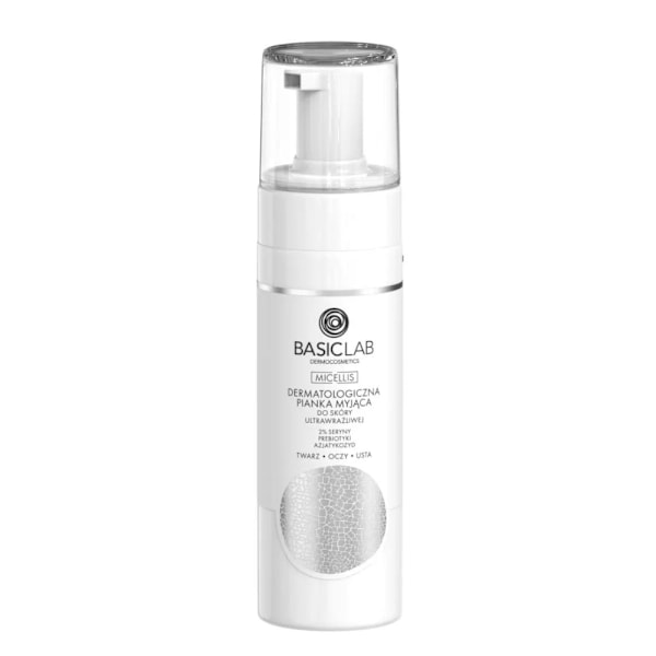 Basiclab - Dermatologiskt rengöringsskum för ultrakänslig hud, 150ml 150