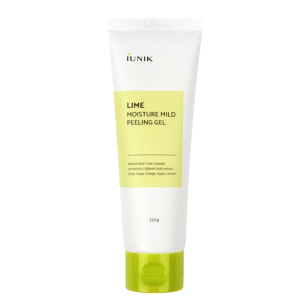 iUNIK Lime Moisture Mild Peeling Gel 120 ml - Enzymatisk peeling för ansiktet