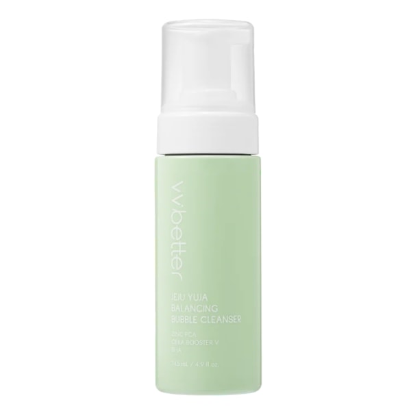 vvbetter JEJU YUJA balanserande bubbelrengöring 145 ml - milt ansiktsrengöringsskum 145