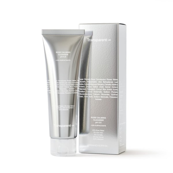 Transparent Lab - Rose Calming Cleanser PH 5.5, 150 ml - Mild ansiktstvätt med damaskusros 150