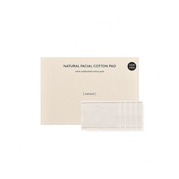 HYGGEE Natural Facial Cotton Pads 80 st - Bomullsrondeller för ansiktet 80