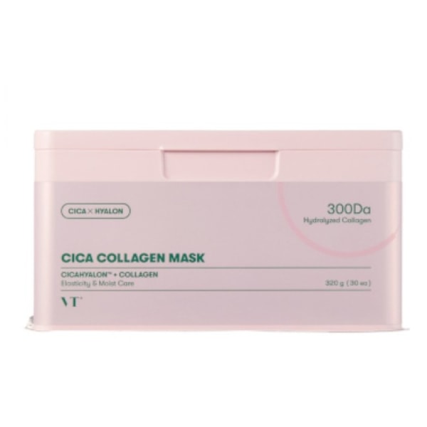 VT COSMETICS CICA COLLAGEN MASK 30ea - Återfuktande kollagenmask 30