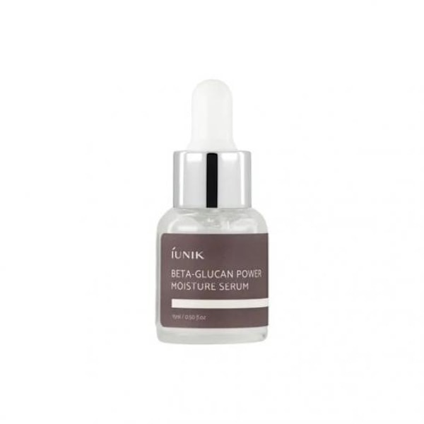 IUNIK Beta-Glucan Power Moisture Serum Miniature 15ml - Återfuktande och lugnande ansiktsserum MINI SIZE 15