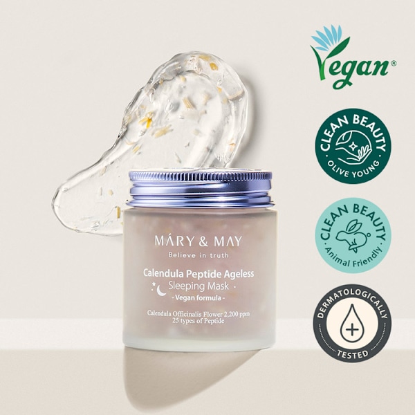 Mary&amp;May Calendula Peptide Ageless Sleeping Mask 110g - Anti-aging nattmask