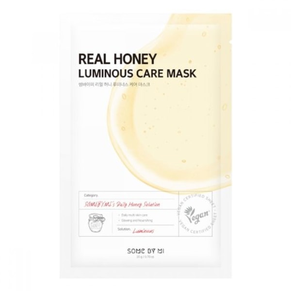SOME BY MI Real Honey Luminous Care Mask 20 g - närande sheet mask