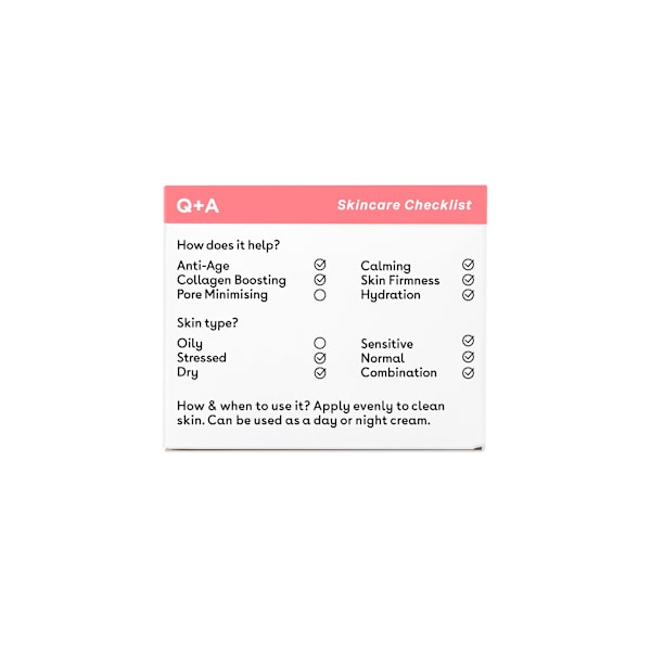 Q+A - Collagen Face Cream, 50ml - uppstramande kräm med kollagen 50