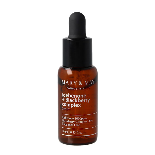 Mary&amp;May Idebenone+Blackberry Complex Serum 10ml - MINI SIZE Uppstramande ansiktsserum 10