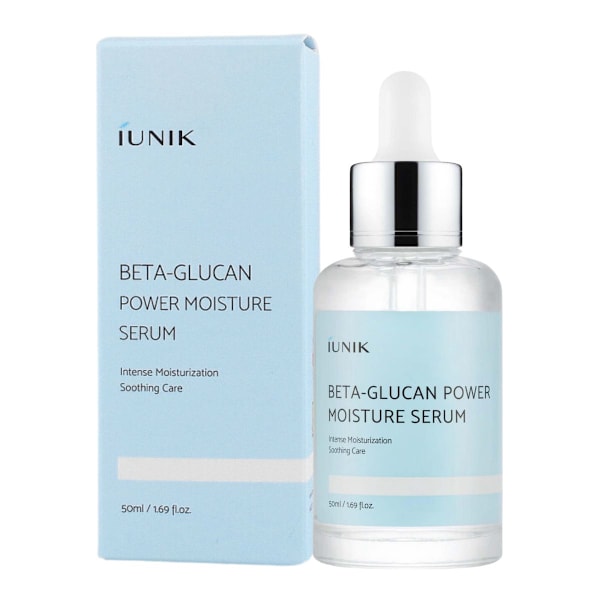 iUNIK Beta-Glucan Power Moisture Serum, 50ml - Återfuktande och lugnande ansiktsserum 50