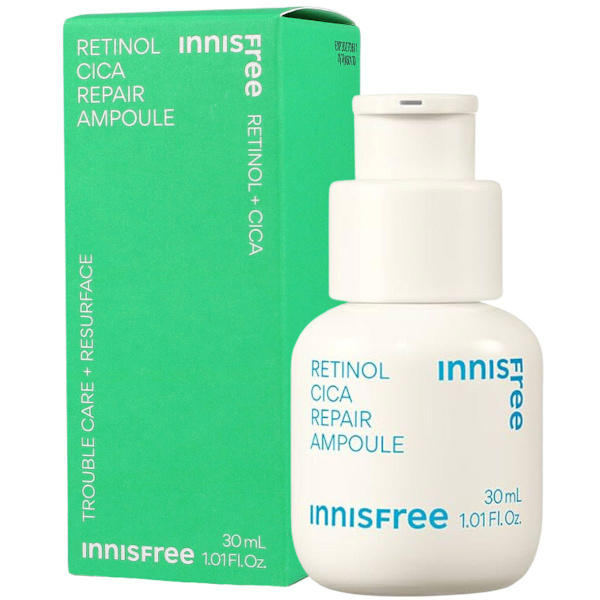 INNISFREE Retinol Cica Repair Ampoule 30 ml - kojąca ampułka z retinolem 30
