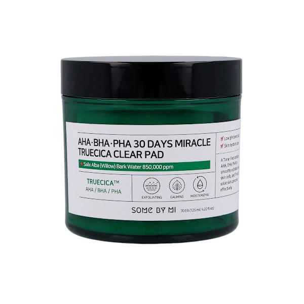 SOME BY MI AHA BHA PHA 30 Days Miracle Truecica Clear Pad 70 st - Acid pads