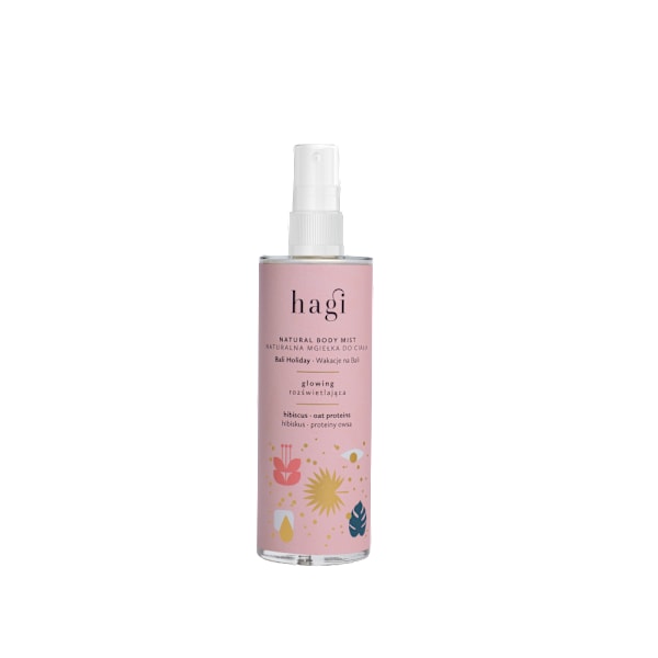 Hagi Illuminating Body Mist with Golden Particles 100 ml - Illuminating Body Mist with Golden Particles Semester på Bali 100