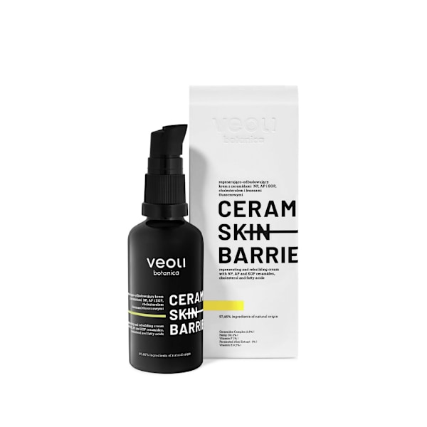 Veoli Botanica CERAMIDE SKIN BARRIER kräm med NP-, AP- och EOP-ceramider, kolesterol och fettsyror, 40 ml 40