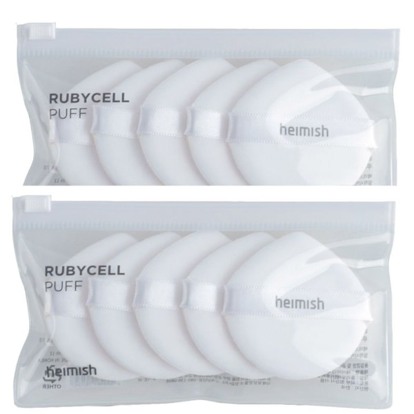 HEIMISH Artless Rubycell Puff 10 st - Makeup svampset 10