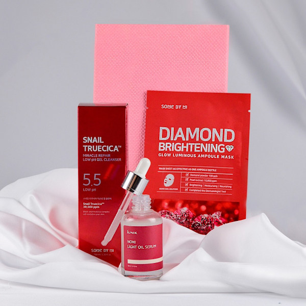 SOME BY MI Diamond Brightening Calming Glow Luminous Ampoule Mask 1 st - Ampoule Brightening Calming Glow Mask