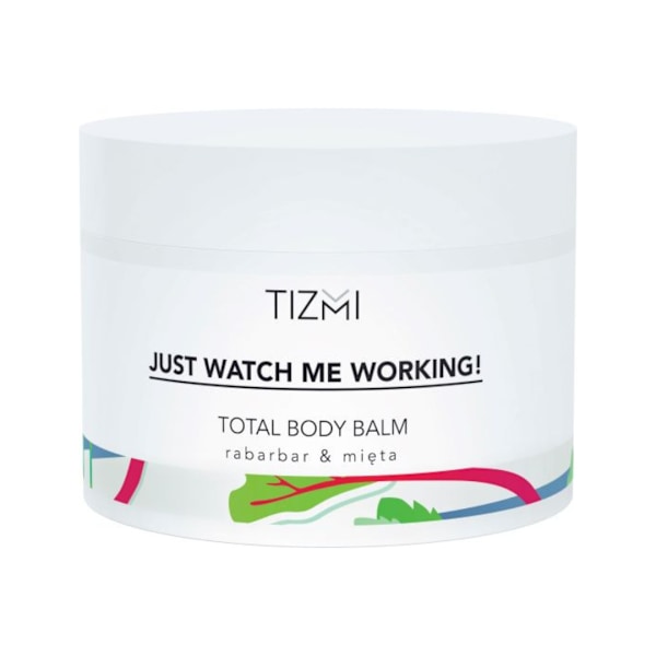 TIZMI Just Watch Me Working 200 ml - multifunktionell bodylotion Rabarber & Mint 200