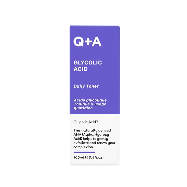 Q+A - Glycolic Acid Daily Toner, 100ml - exfolierande ansiktsvatten med glykolsyra 100