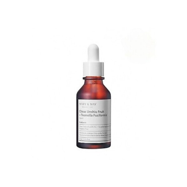 Mary&amp;May Citrus Unshiu + Tremella Fuciformis Serum, 30ml - Återfuktande och uppljusande ansiktsserum 30