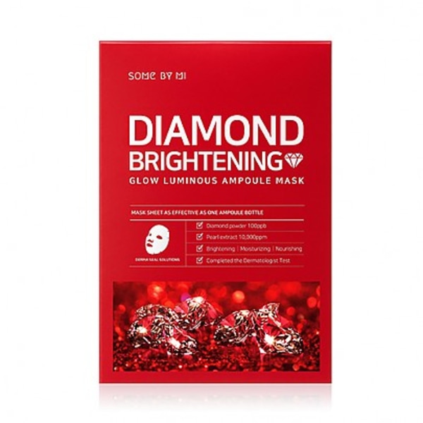 SOME BY MI Diamond Brightening Calming Glow Luminous Ampoule Mask 1 st - Ampoule Brightening Calming Glow Mask
